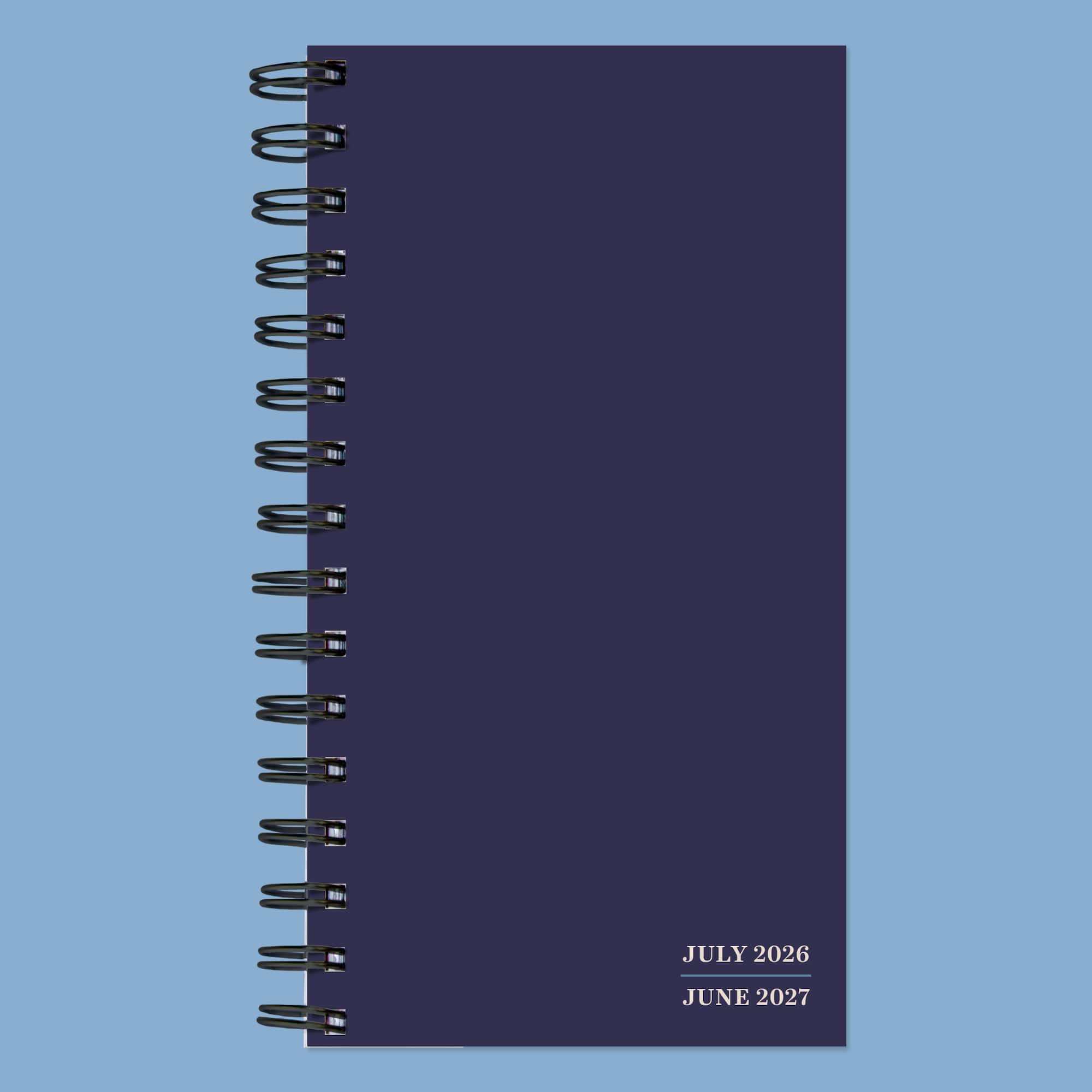 TF Publishing Midnight Purple Small 2026-27 Weekly Monthly Planner